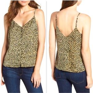 Cupcakes and Cashmere cheetah tank top, size XS